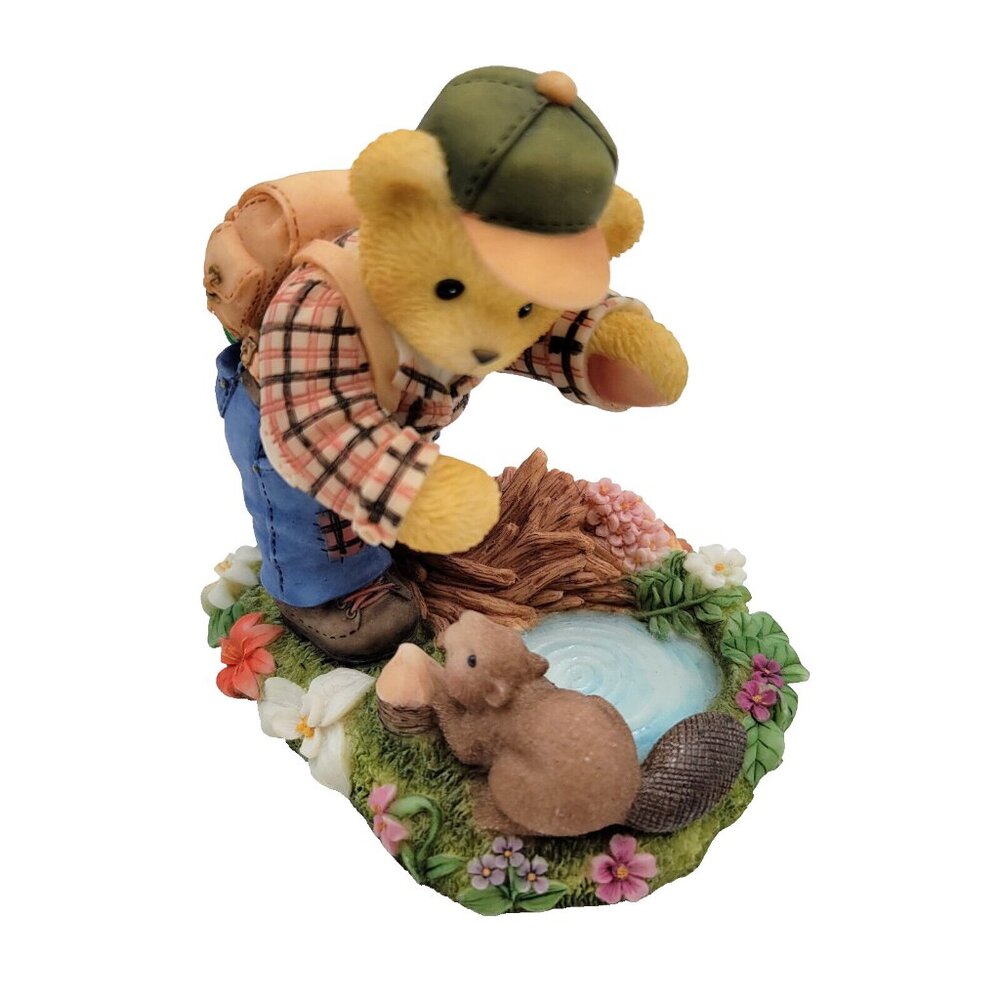Cherished Teddies Cameron Canadian Exclusive Beaver Figurine 1998 Vintage 508659